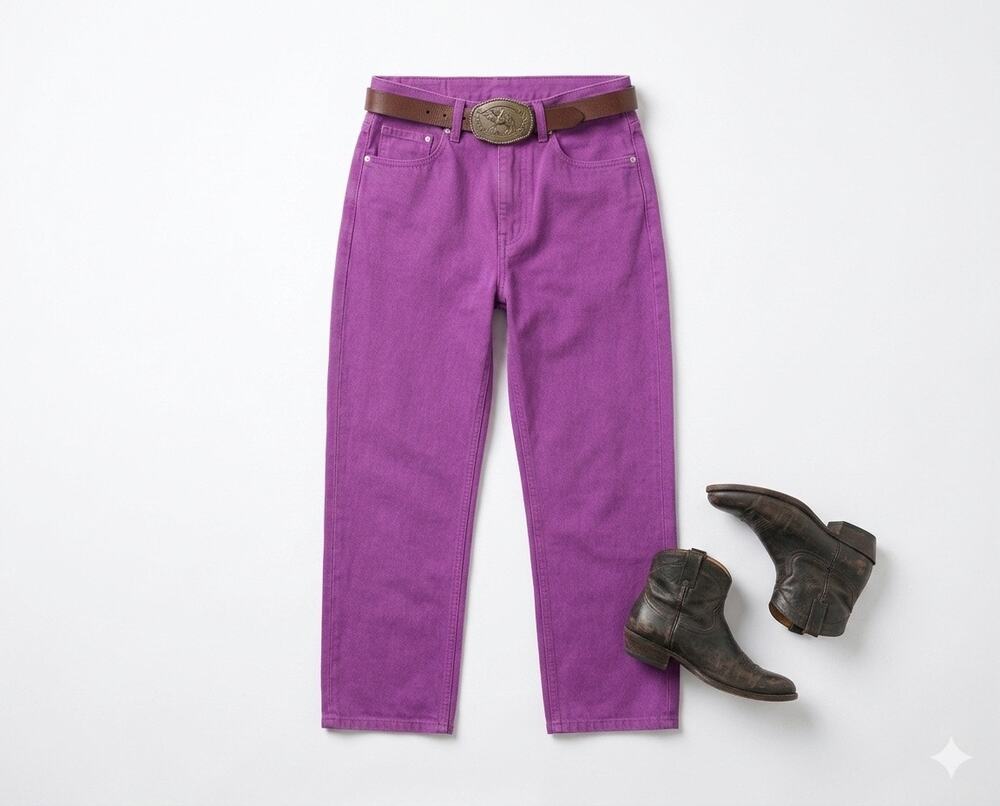 BDG Cowboy Jean Loose Fit Jeans in Bold Purple womens size 27